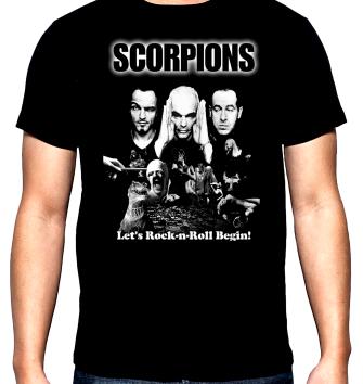 Scorpions, Let's Rock n Roll Begin  мъжка тениска, 100% памук, S до 5XL