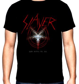 Slayer, God Hates Us All, мъжка тениска, 100% памук, S до 5XL